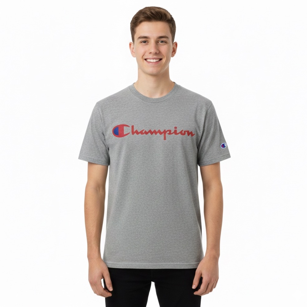Champion grey t-Shirt, teen men’s size small, EUC